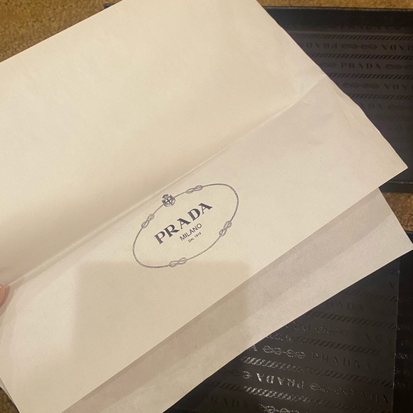 Prada Long leather wallet navy blue - Picture 7 of 14